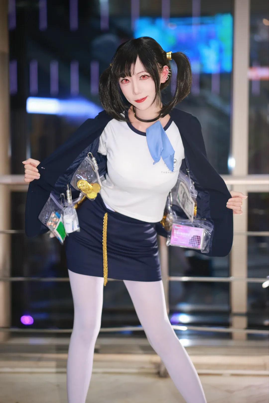 cosplay, 胜利女神nikke, 制服穿搭, 索拉cos, 二次元假发 - 第2张
