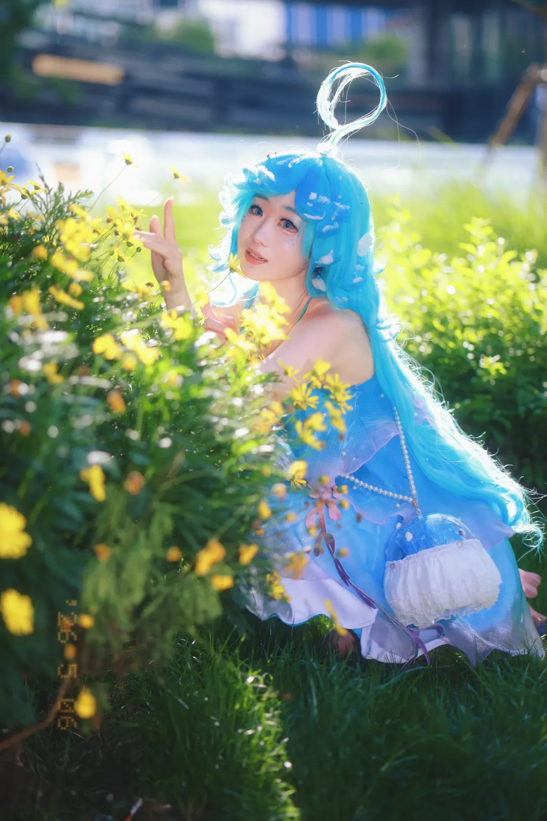 cosplay, 王者荣耀, 蓝色系穿搭, 漫展摄影, 朵莉亚cos - 第5张