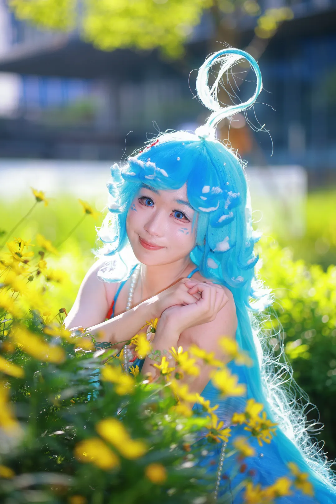 cosplay, 王者荣耀, 蓝色系穿搭, 漫展摄影, 朵莉亚cos - 第6张