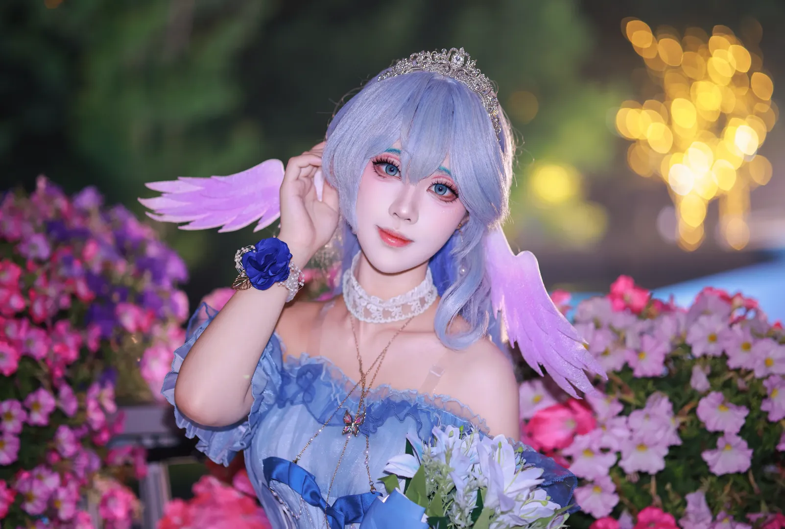 二次元, cosplay, 崩壞星穹鐵道, 知更鳥cos, 夜景寫真 - 第10張