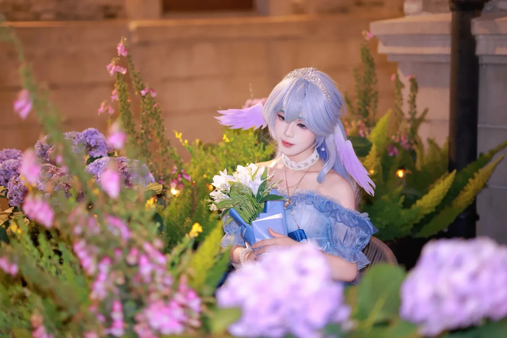 二次元, cosplay, 崩壞星穹鐵道, 知更鳥cos, 夜景寫真 - 第4張