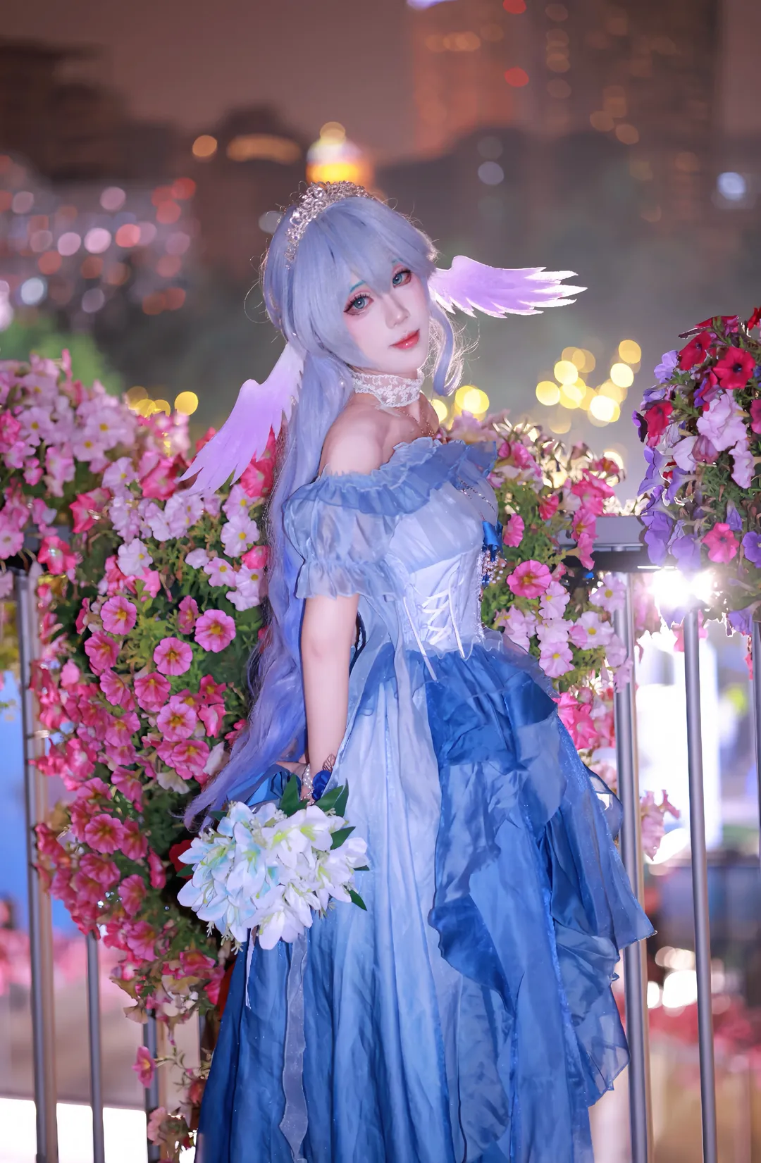二次元, cosplay, 崩壞星穹鐵道, 知更鳥cos, 夜景寫真 - 第6張