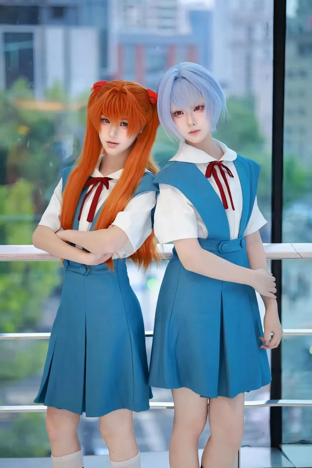 二次元cosplay, 绫波丽cos, EVA, 明日香cos, 新世纪福音战士 - 第1张