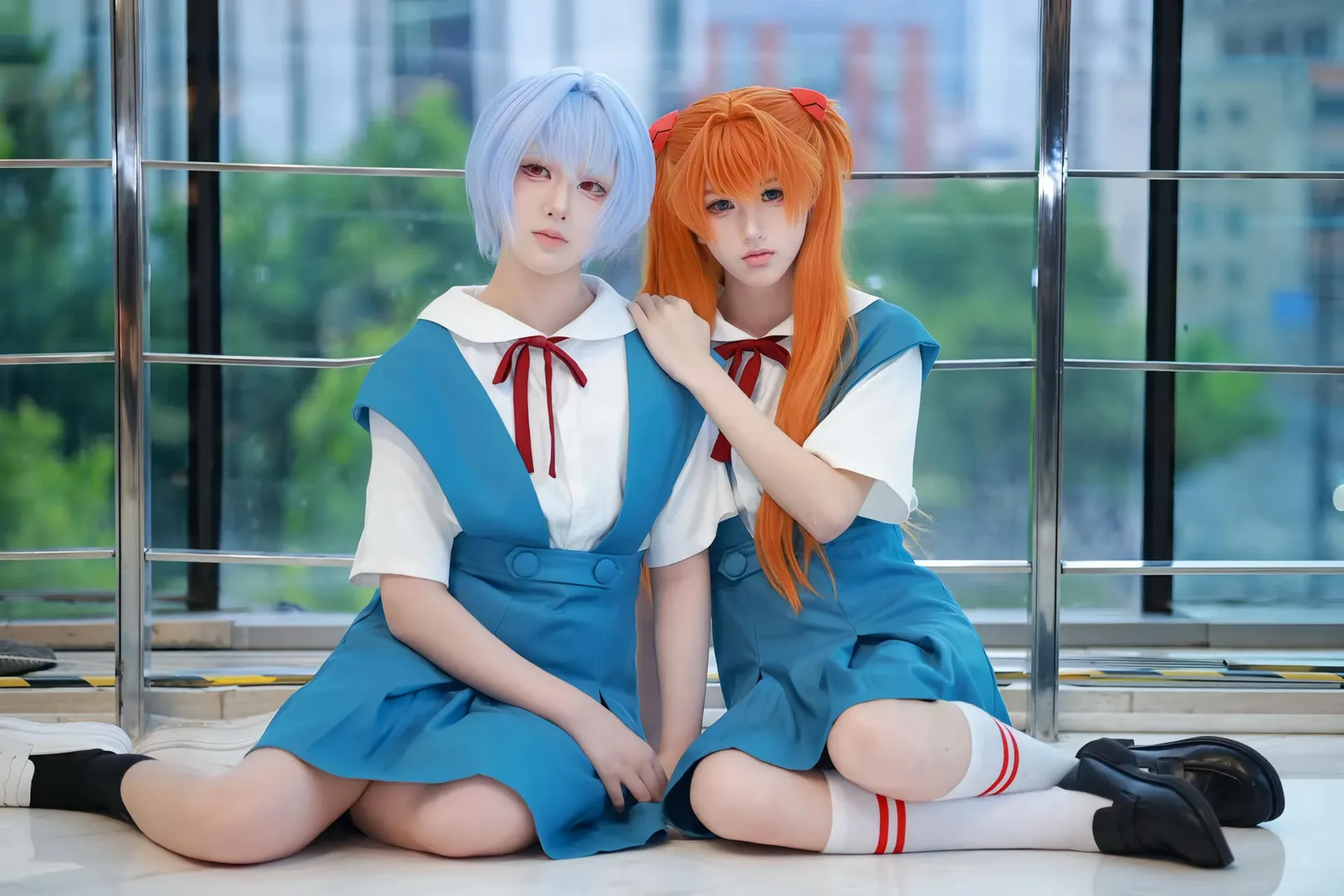二次元cosplay, 绫波丽cos, EVA, 明日香cos, 新世纪福音战士 - 第2张