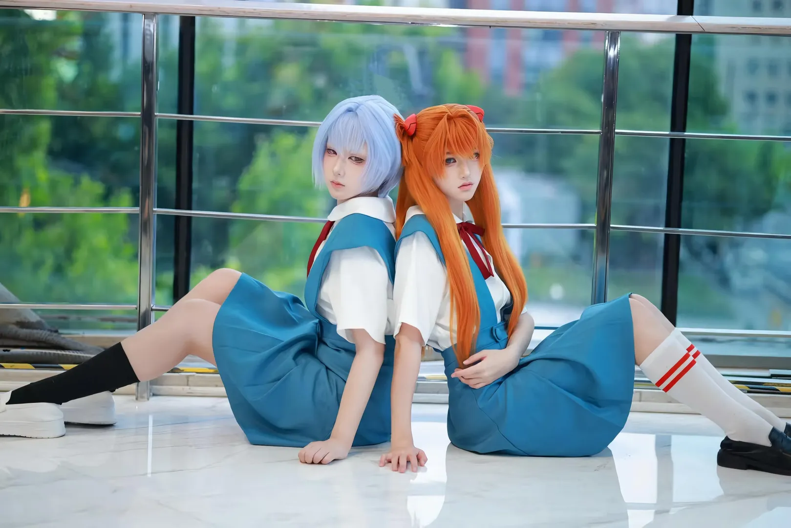 二次元cosplay, 绫波丽cos, EVA, 明日香cos, 新世纪福音战士