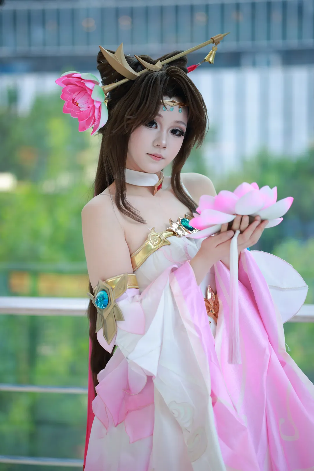 王者荣耀, 貂蝉cos, 白丝, 国风cosplay, 小辞 - 第4张