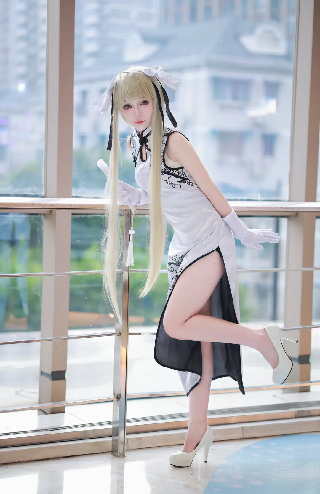 穹妹cos, 缘之空, 二次元cos, 旗袍cosplay, 国风旗袍