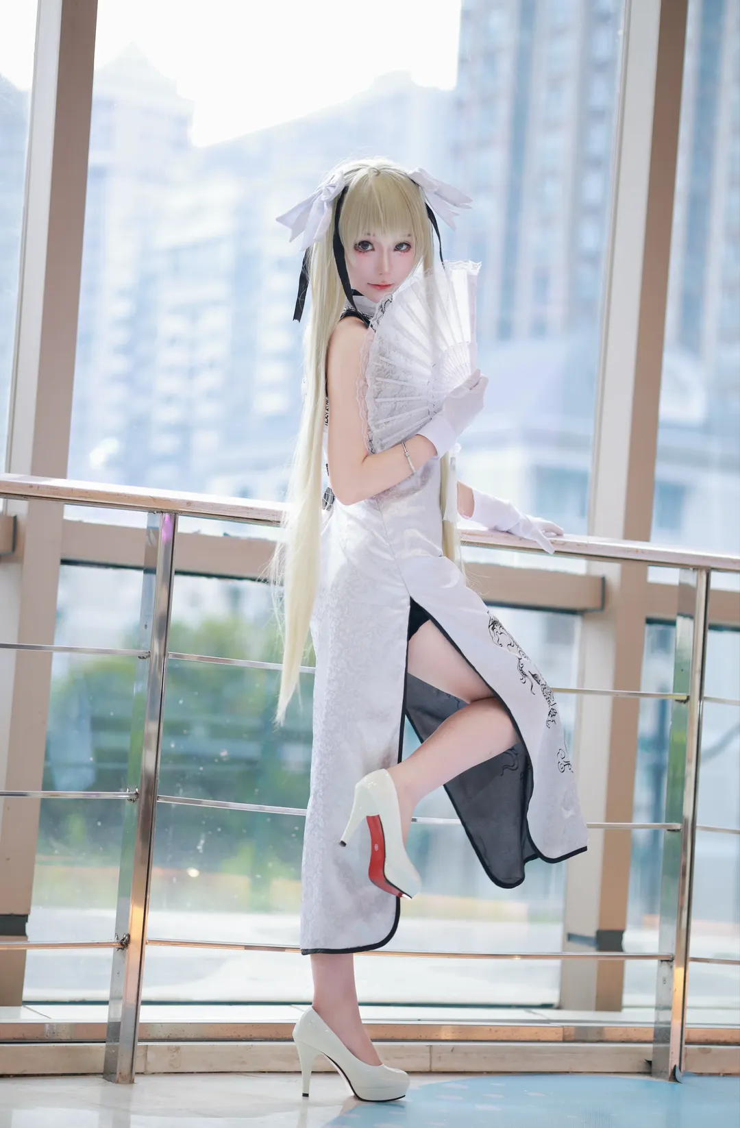 穹妹cos, 缘之空, 二次元cos, 旗袍cosplay, 国风旗袍 - 第3张