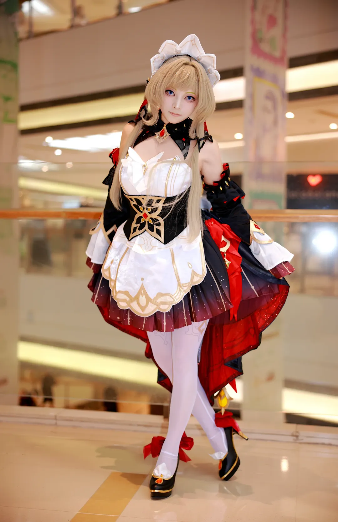 桑多涅cos, 原神, 女仆装, 二次元cosplay, 白丝 - 第3张