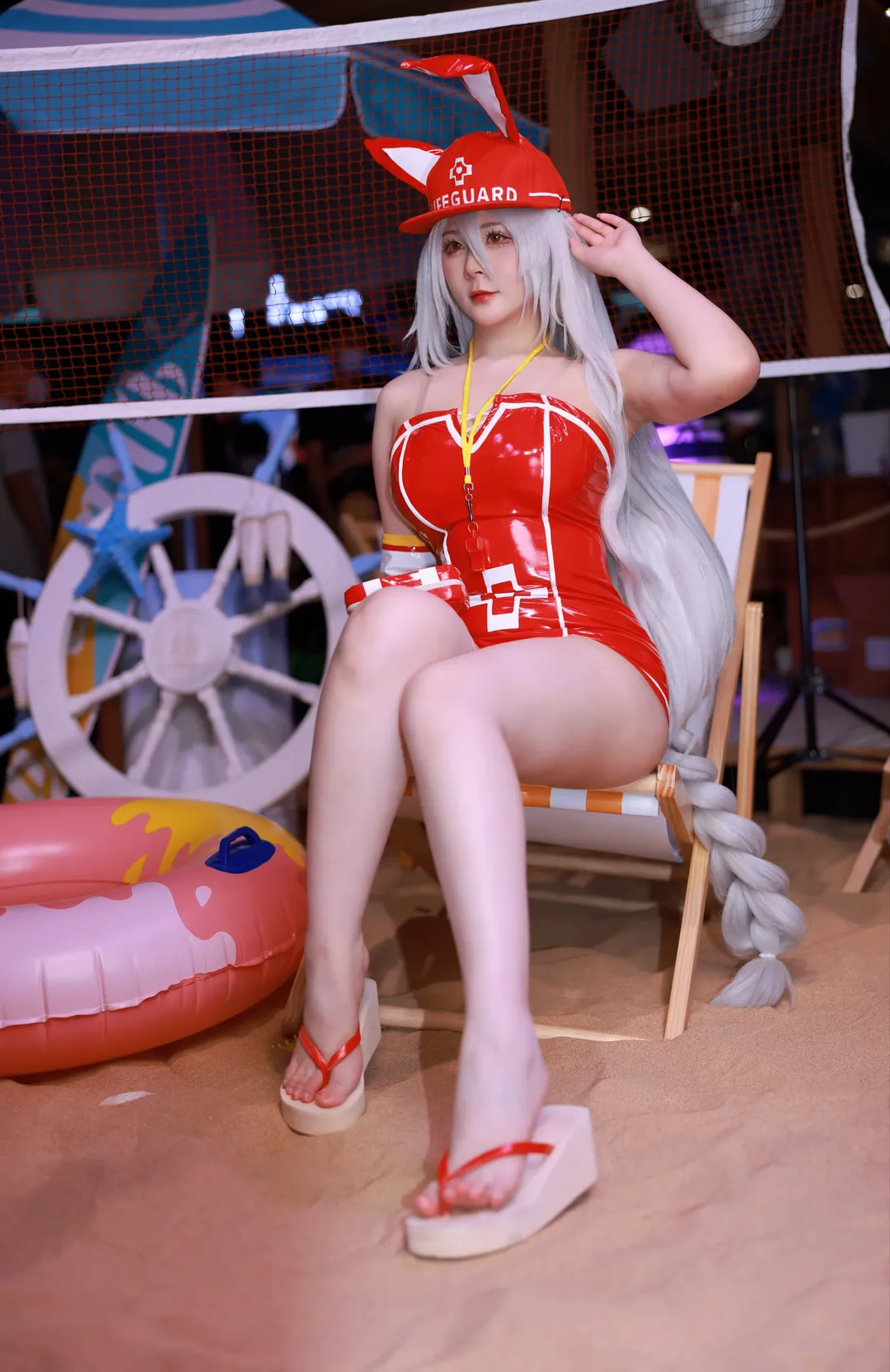 碧蓝航线, 漫展返图, cosplay摄影, 海因里希亲王cos, 海滩救生员