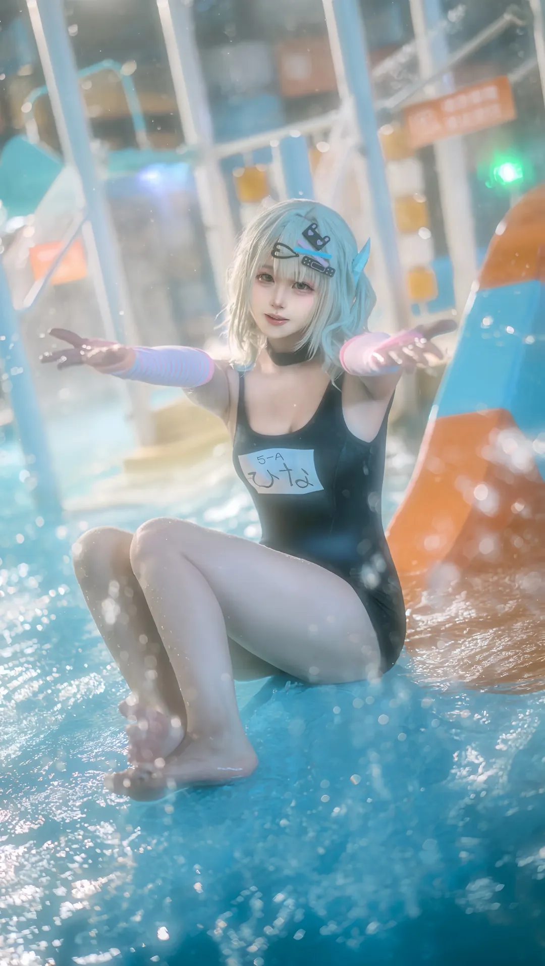 ゼンレスゾーンゼロ, コスプレ, 水着撮影, 千夏 コスプレ, ウォーターパーク - 3枚目