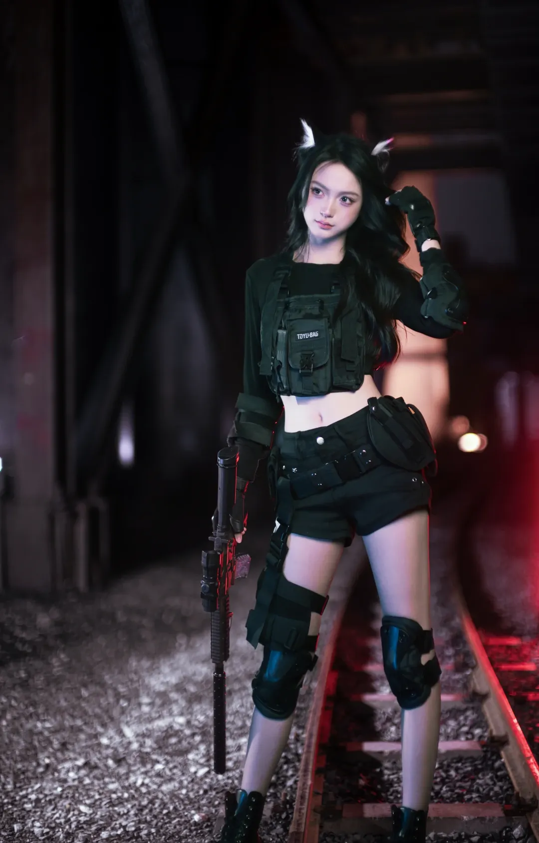 コスプレ, ウェイストランド風, インダストリアル写真, 獣耳少女, 戦術人形 - 7枚目