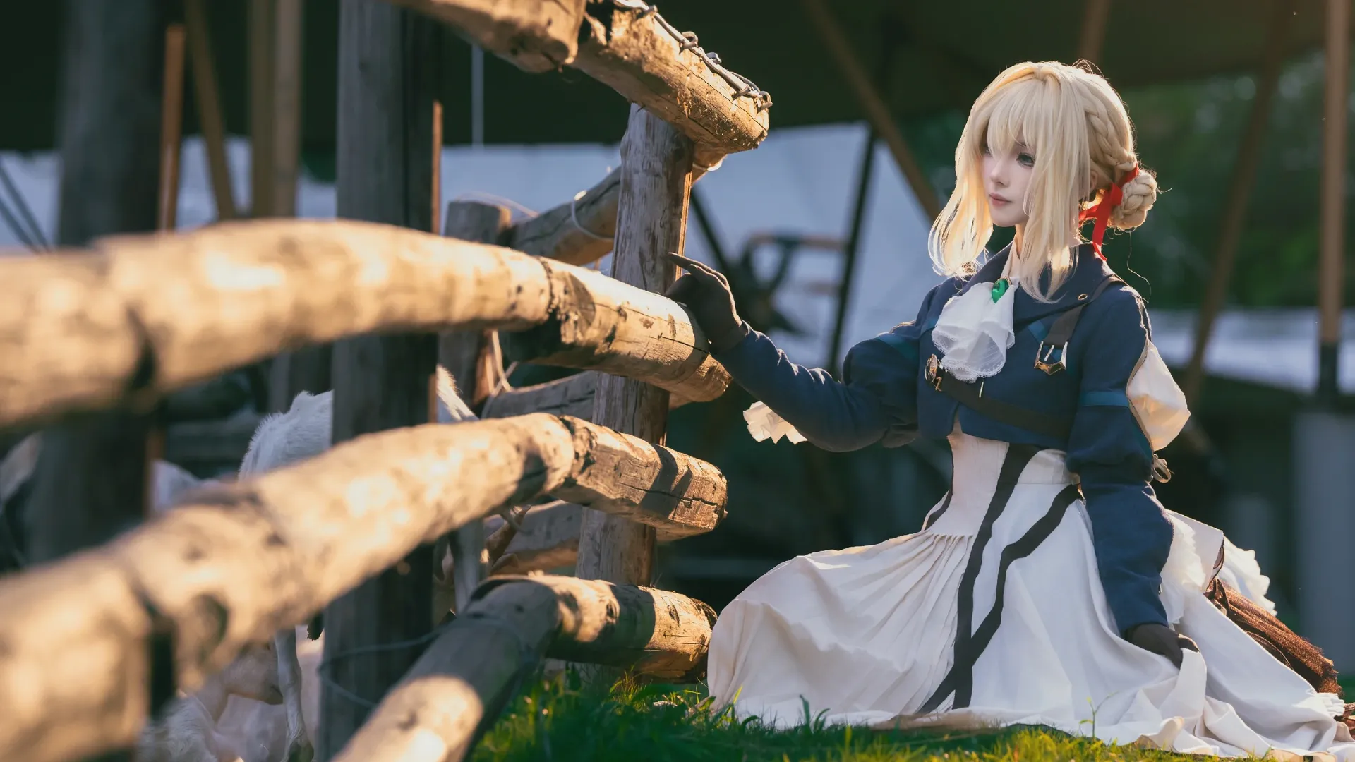 户外摄影, cosplay正片, 薇尔莉特cos, 紫罗兰永恒花园, 二次元外景 - 第2张
