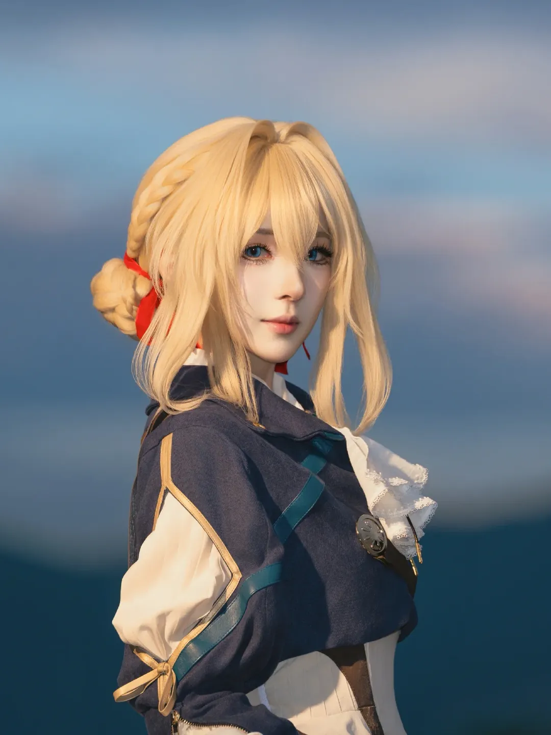 外景摄影, 二次元角色扮演, 薇尔莉特cos, 紫罗兰永恒花园, cosplay穿搭