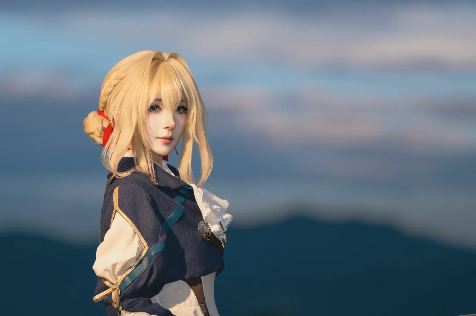 外景摄影, 二次元角色扮演, 薇尔莉特cos, 紫罗兰永恒花园, cosplay穿搭 - 第2张