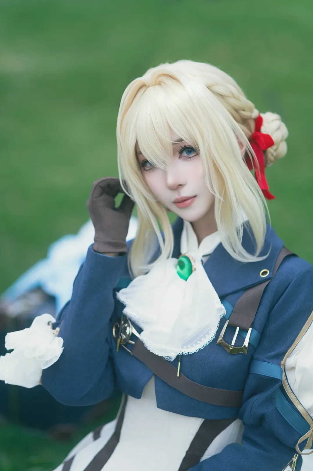 cosplay摄影, 薇尔莉特cos, 紫罗兰永恒花园, 户外外景, 金发蓝眼 - 第3张