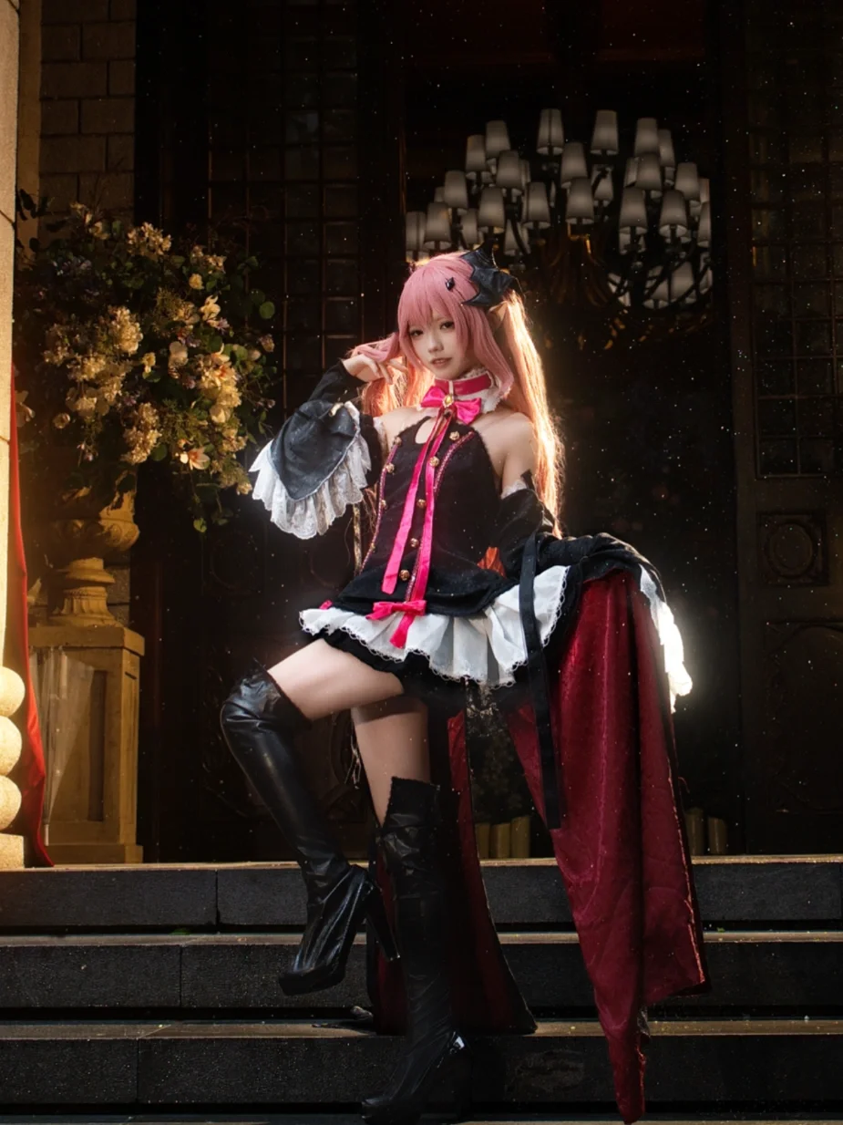 Gothic style outfit, Cosplay photography, Seraph of the End, Photo set sharing, Krul Tepes cosplay