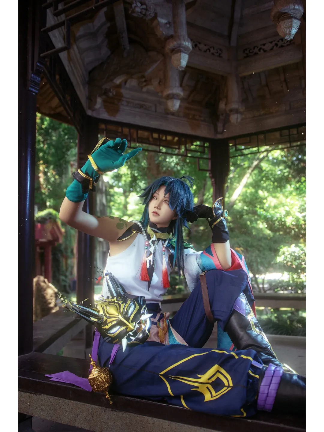原神, 古风摄影, cosplay正片, 国风cosplay, 魈cos