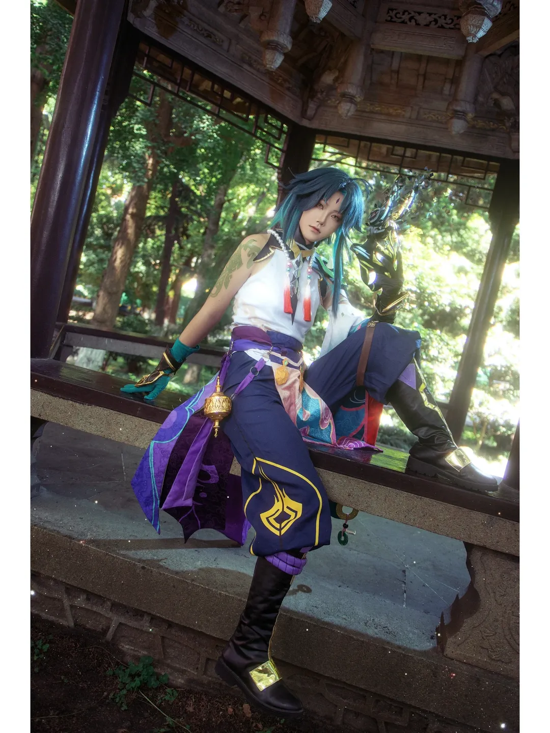 原神, 古风摄影, cosplay正片, 国风cosplay, 魈cos - 第3张