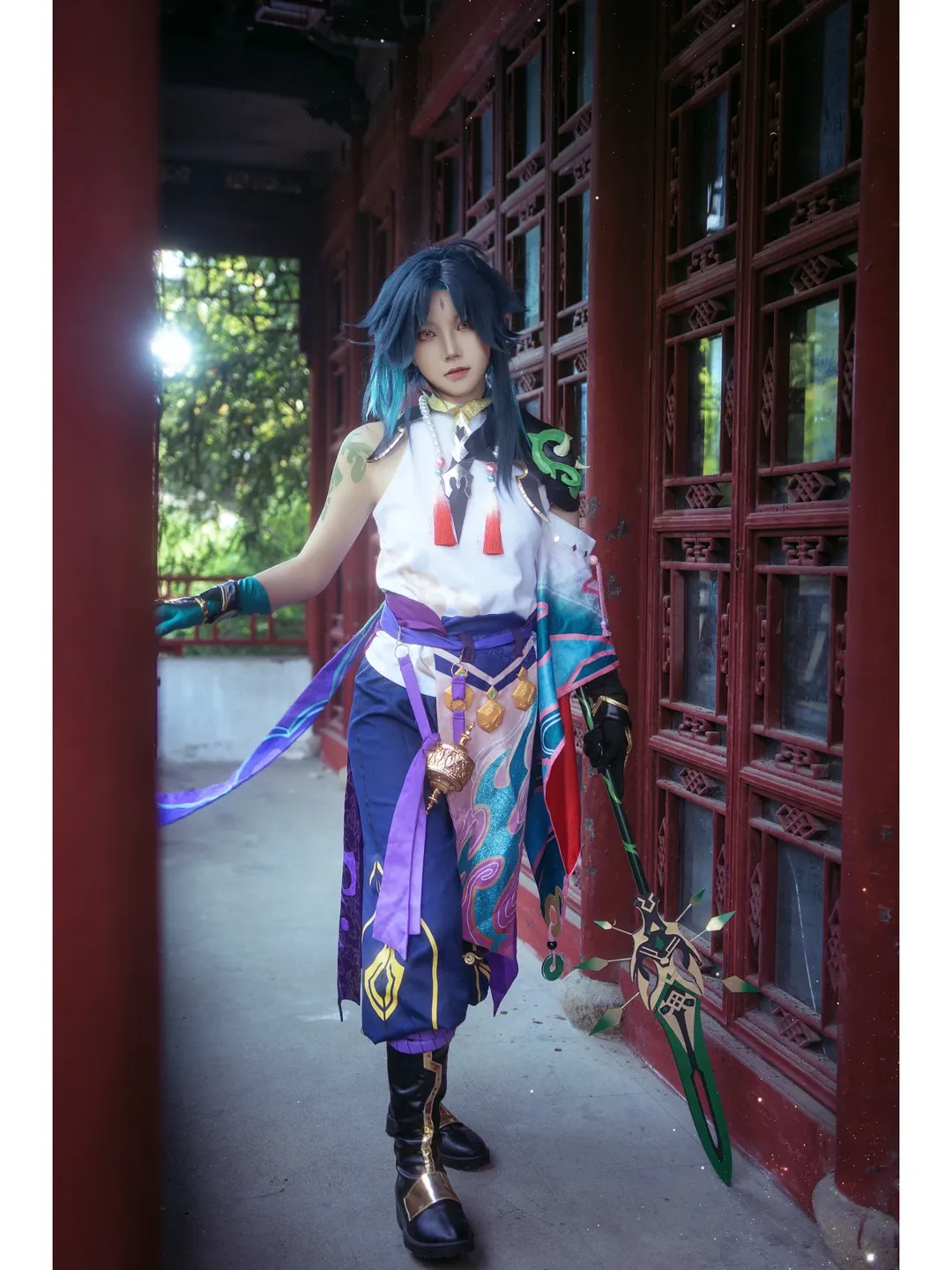原神, 古风摄影, cosplay正片, 国风cosplay, 魈cos - 第4张