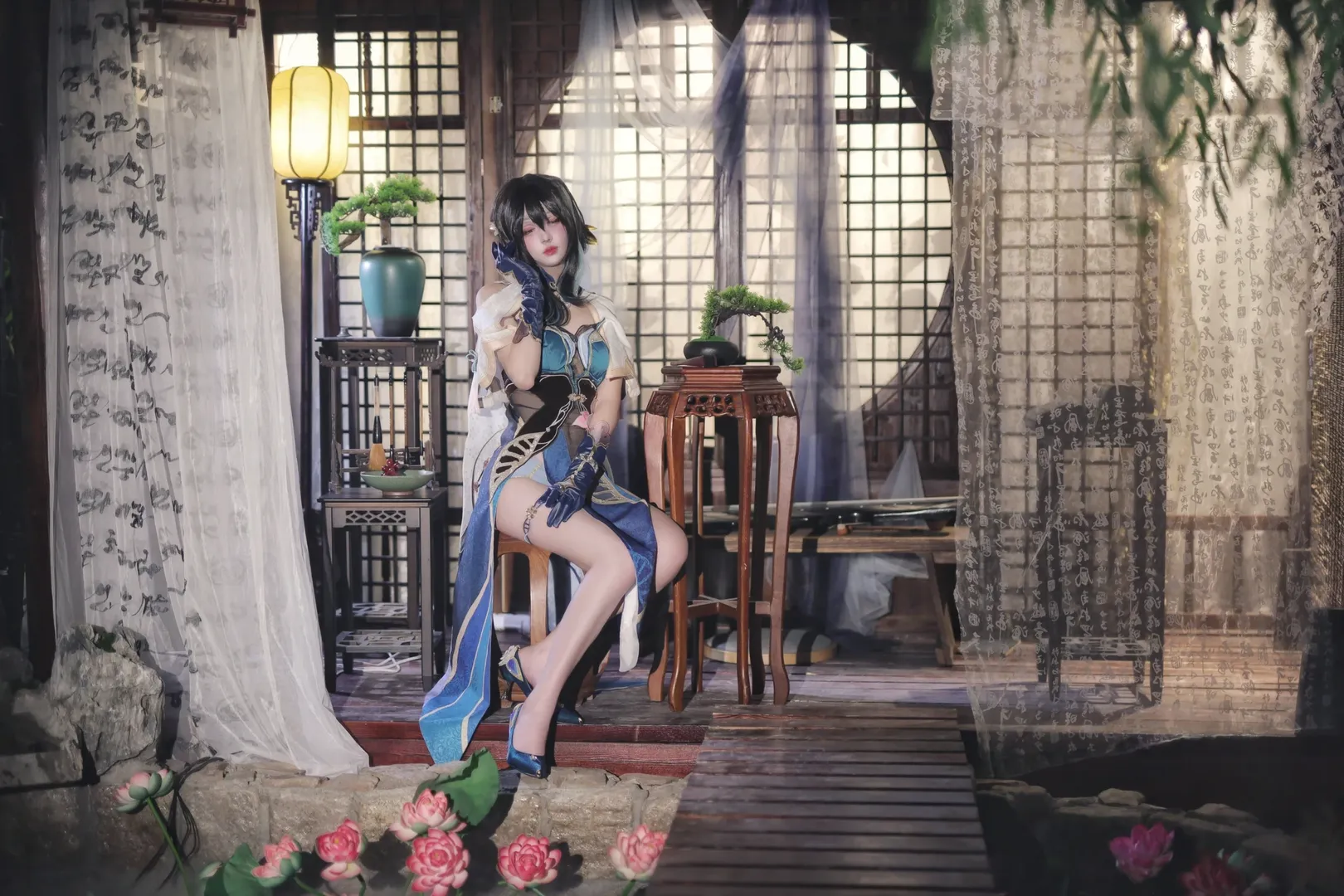 古风摄影, 崩坏星穹铁道, 阮梅cos, 国风cosplay, 二次元穿搭 - 第9张