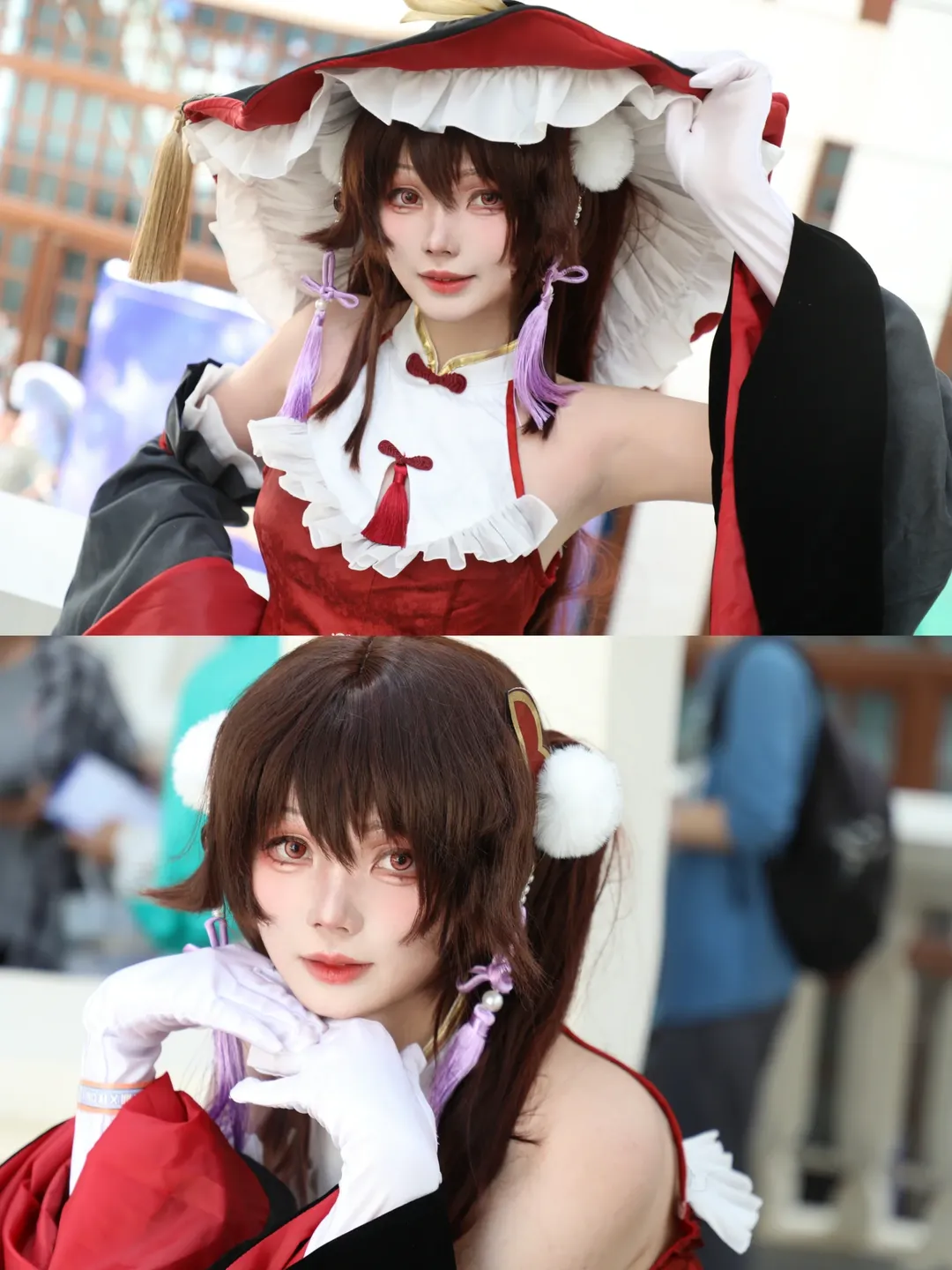 原神, 漫展摄影, 原神cos, cosplay场照, 胡桃cos - 第1张