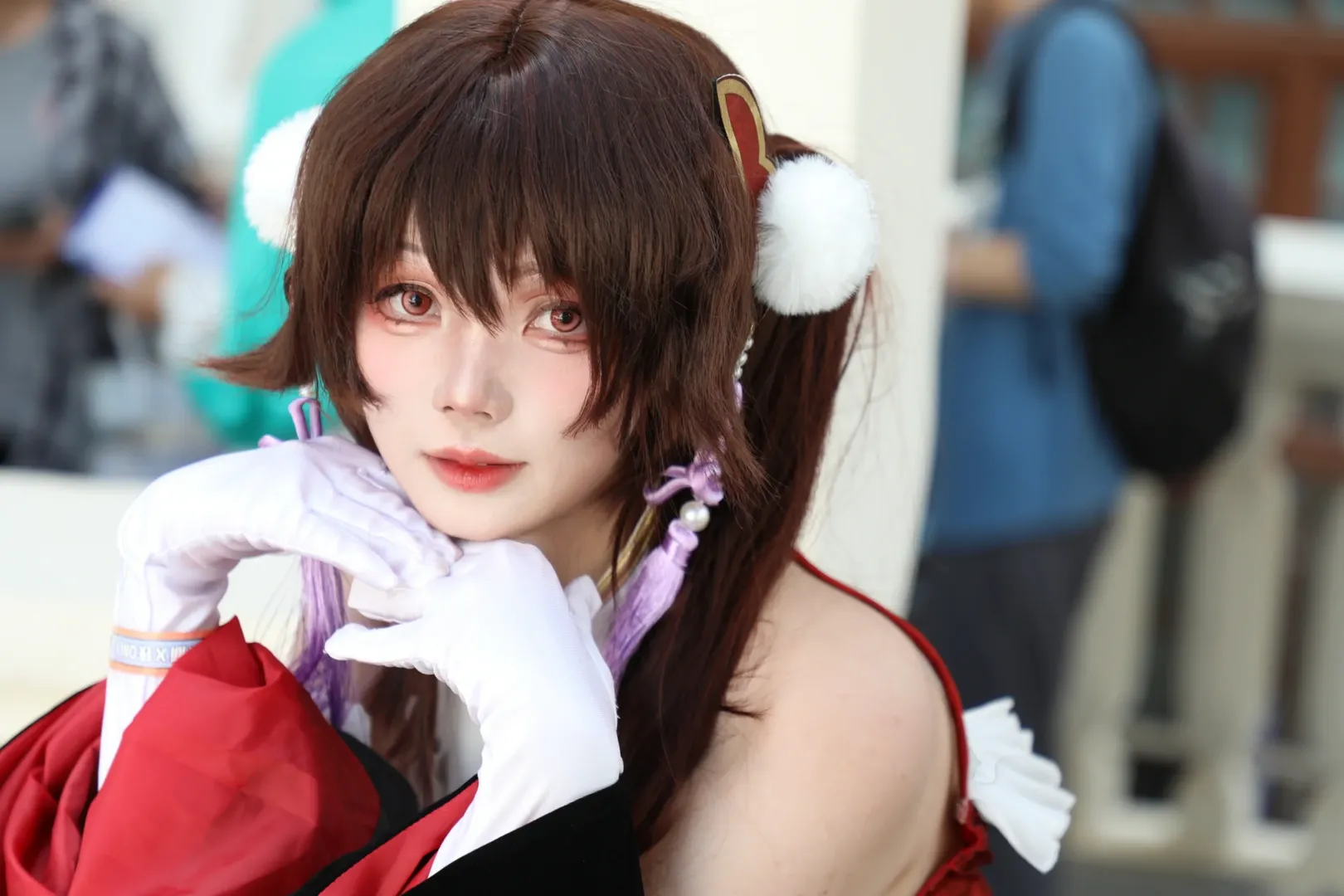 原神, 漫展摄影, 原神cos, cosplay场照, 胡桃cos - 第2张