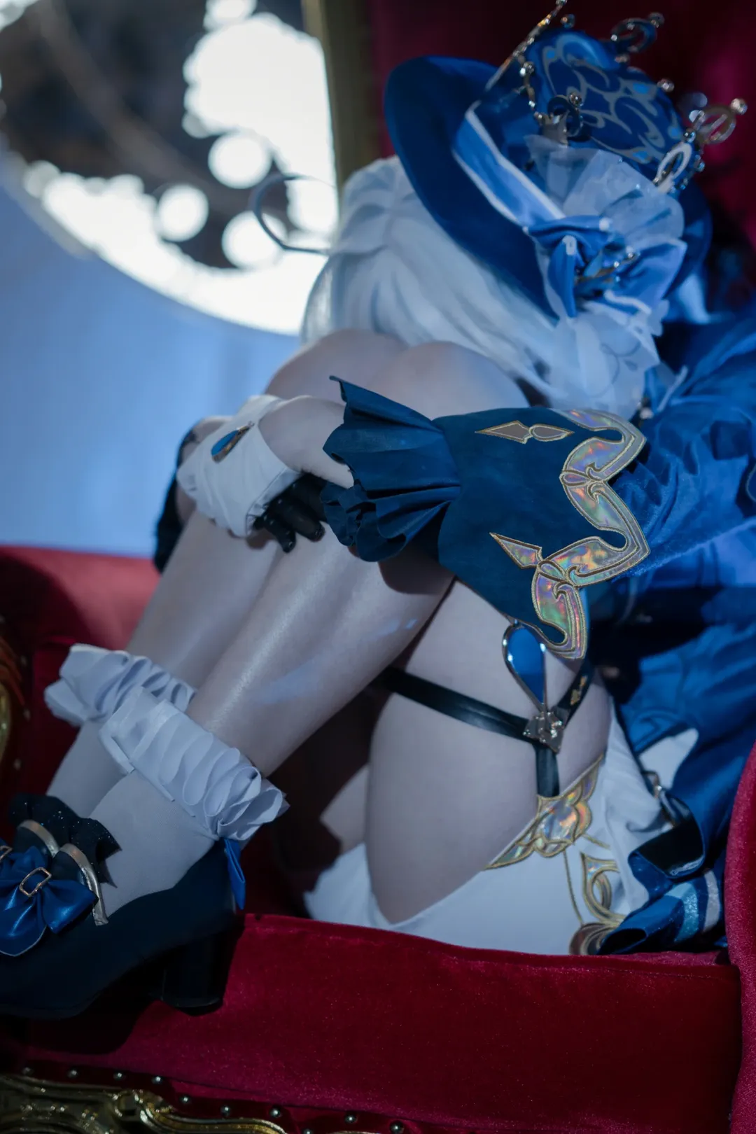 原神, 芙宁娜cos, cosplay正片, 复古场景, 法式妆容 - 第6张