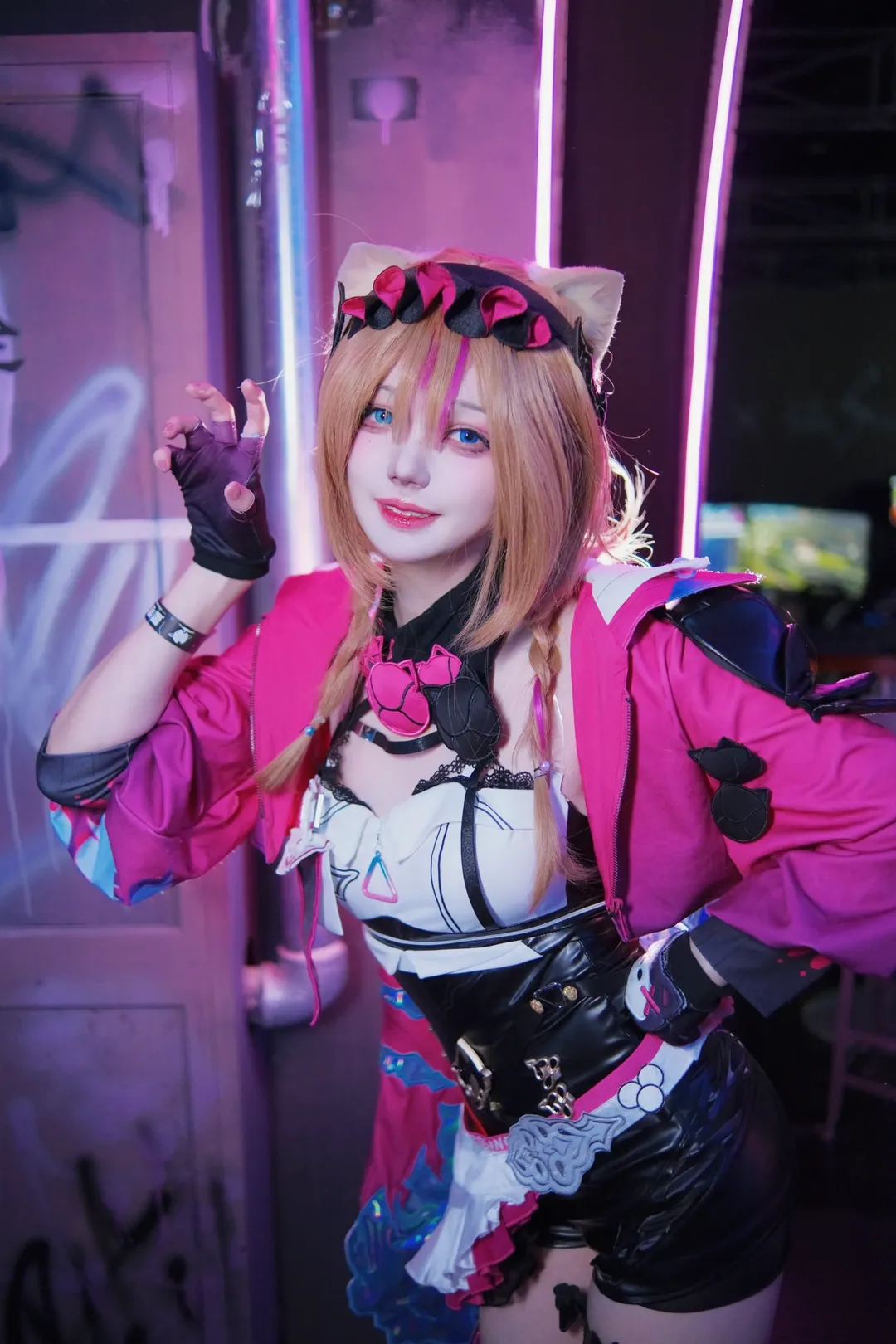 cosplay, 猫耳, 崩坏三, Coser, 帕朵菲莉丝cos