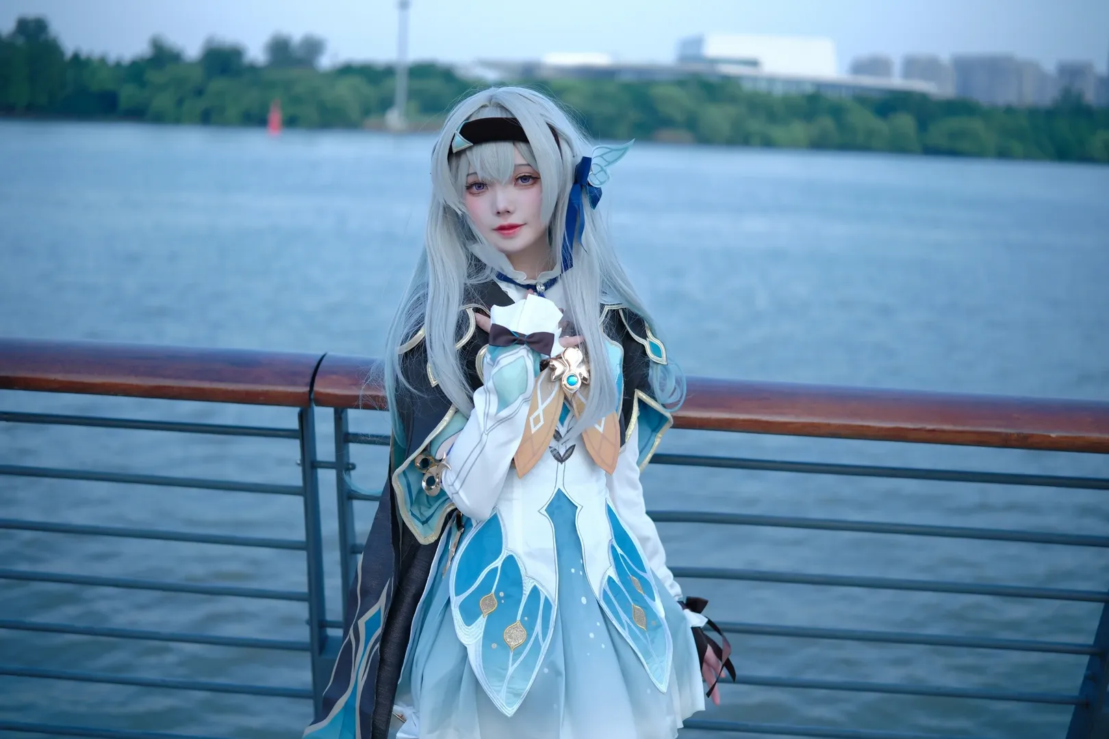 崩坏星穹铁道, 流萤cos, cosplay日常, 二次元穿搭, 户外人像 - 第3张