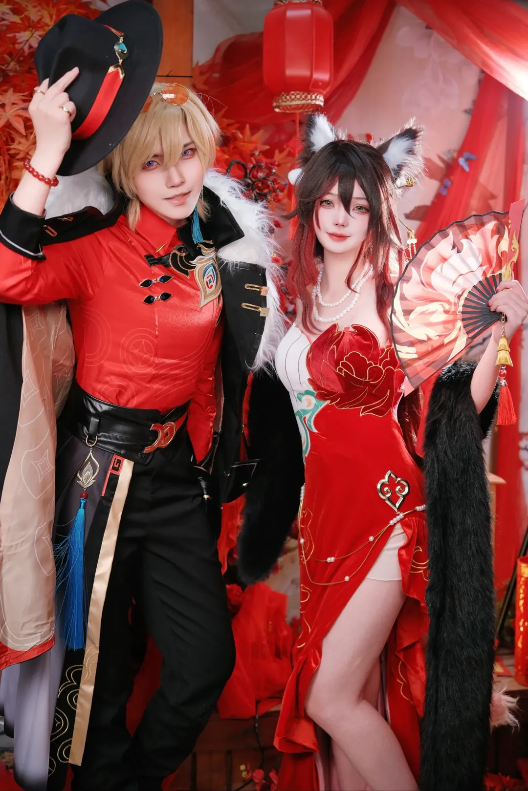 崩坏星穹铁道, 砂金忘归人cos, 加多宝联名, 新春cosplay, 国风双人 - 第4张