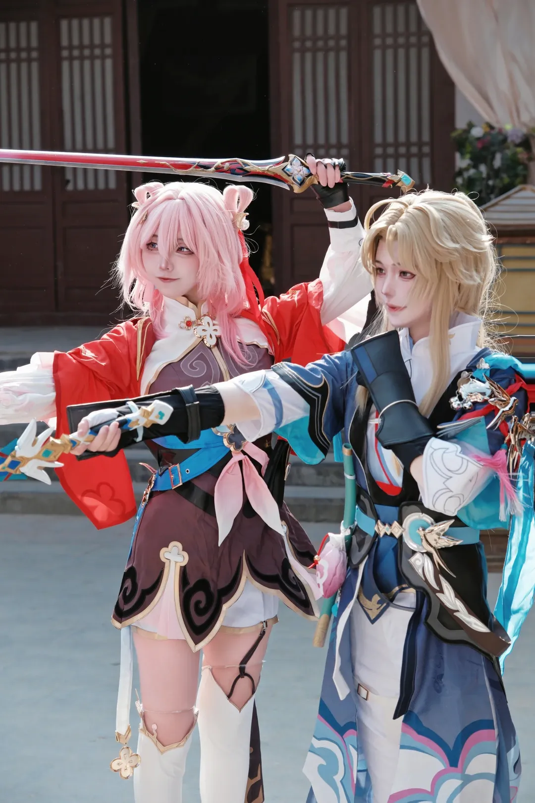 Ancient style photography, Honkai: Star Rail, Cosplay daily life, Yanqing cosplay, Hengdian cosplay