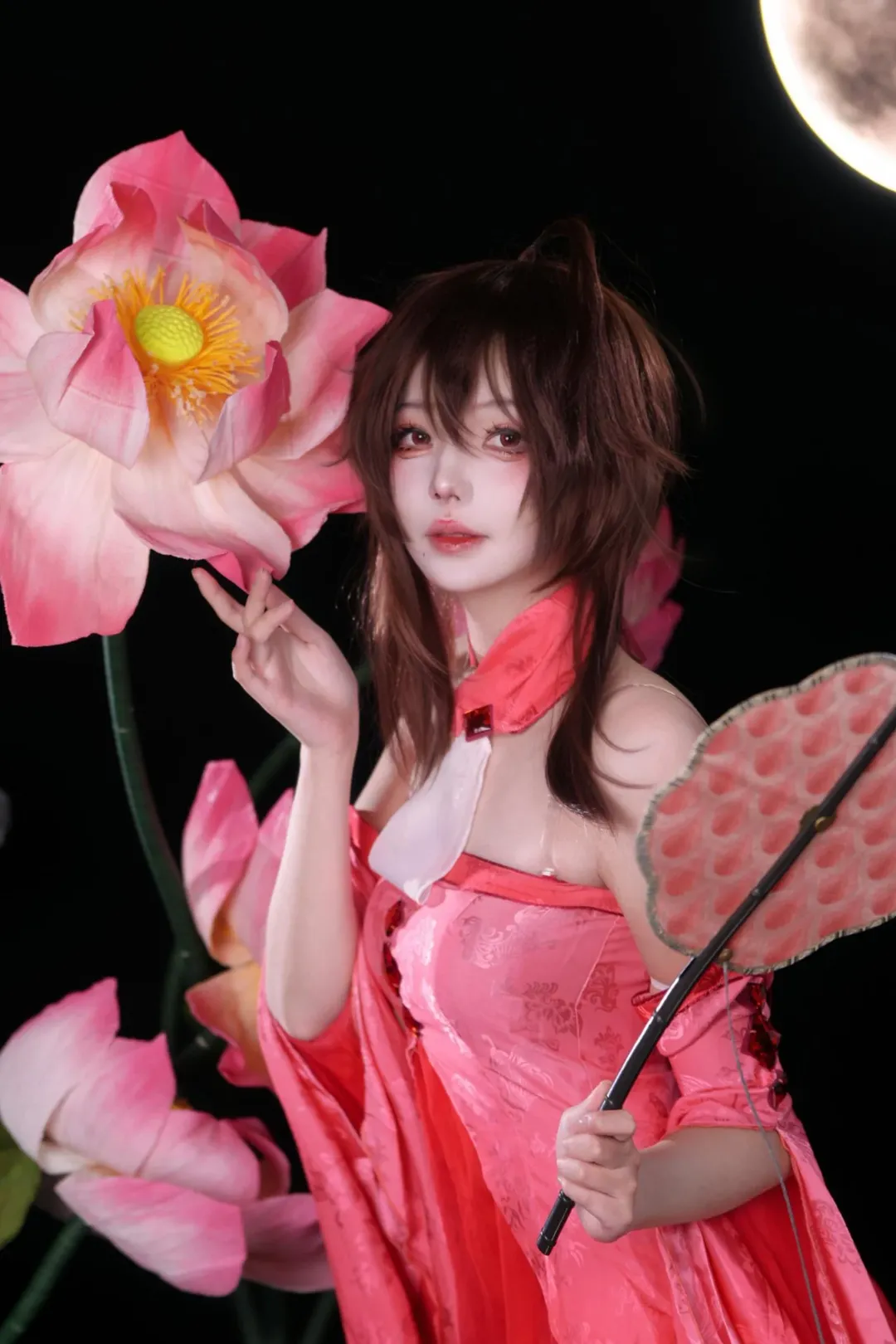 古風コスプレ, 二次元コスプレ, Vsinger, ユエジョン・リンコスプレ, 月下の蓮池 - 1枚目