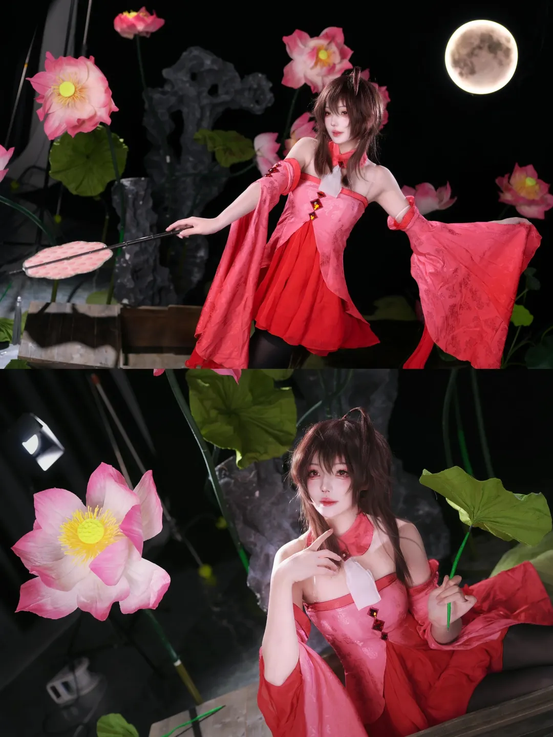 古風コスプレ, 二次元コスプレ, Vsinger, ユエジョン・リンコスプレ, 月下の蓮池 - 6枚目