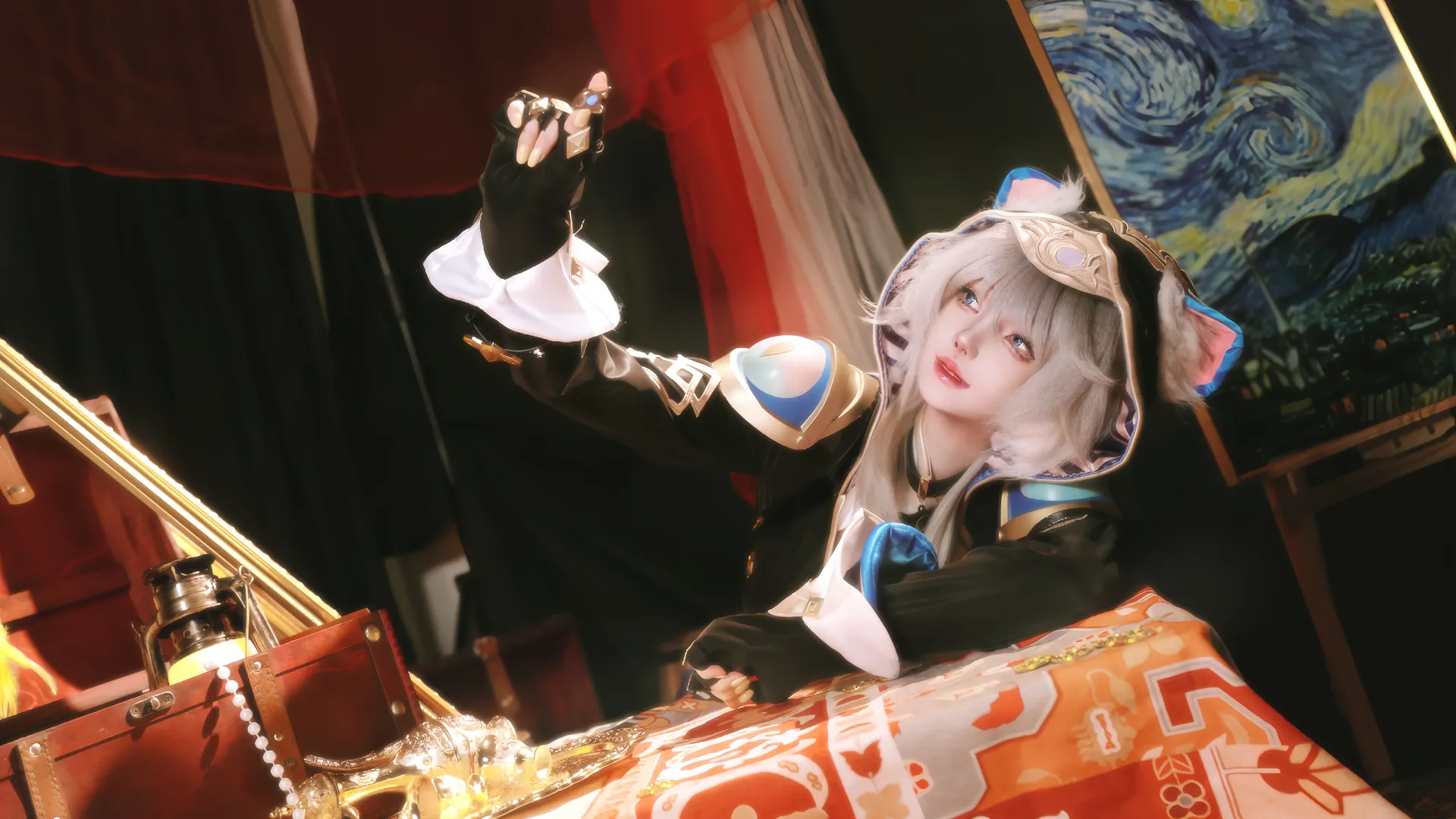 赛飞儿cos, 崩坏星穹铁道, 猫娘cosplay, 二次元角色还原, 怪盗主题摄影 - 第5张