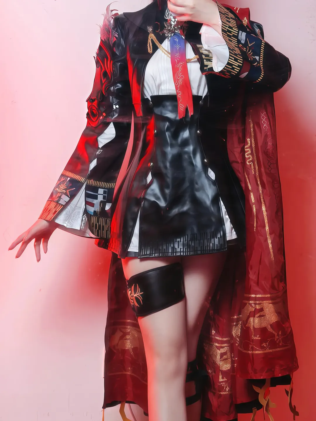 明日方舟, cosplay穿搭, 荒芜拉普兰德cos, 喵屋小铺cos服, 帅气出片 - 第1张