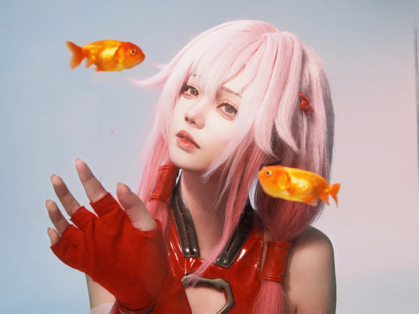 コスプレ撮影, 二次元ファッション, 楪いのり コスプレ, ギルティクラウン, 金魚の衣装 - 5枚目