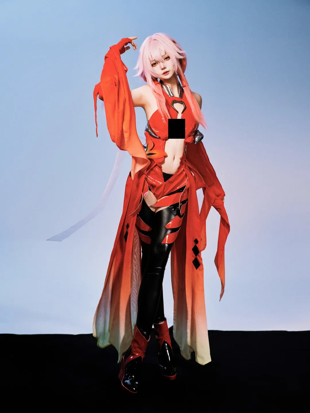 cosplay正片, 二次元穿搭, 楪祈cos, 罪恶王冠, 金鱼服