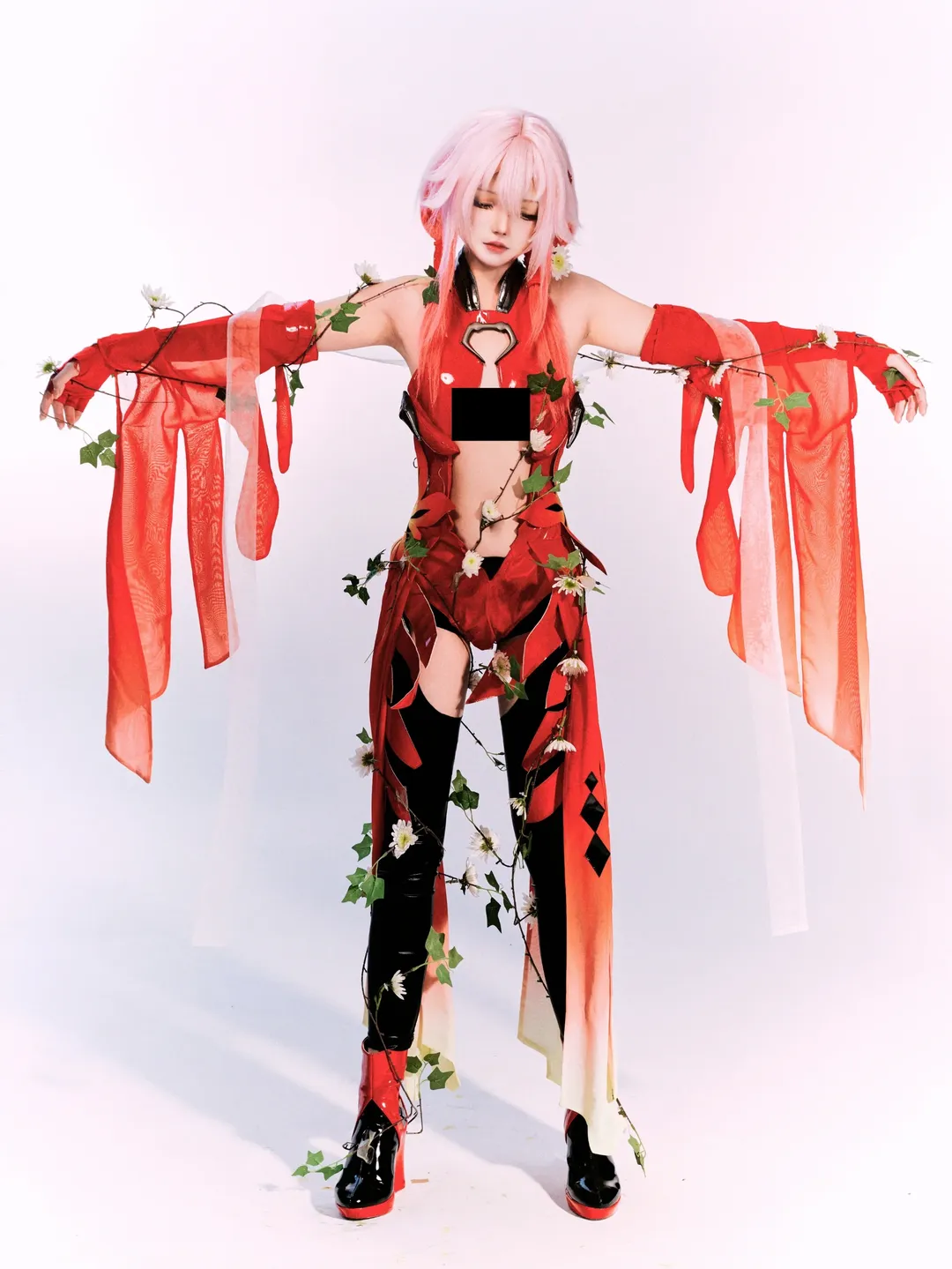 コスプレ撮影, 二次元ファッション, 楪いのり コスプレ, ギルティクラウン, 金魚の衣装 - 8枚目