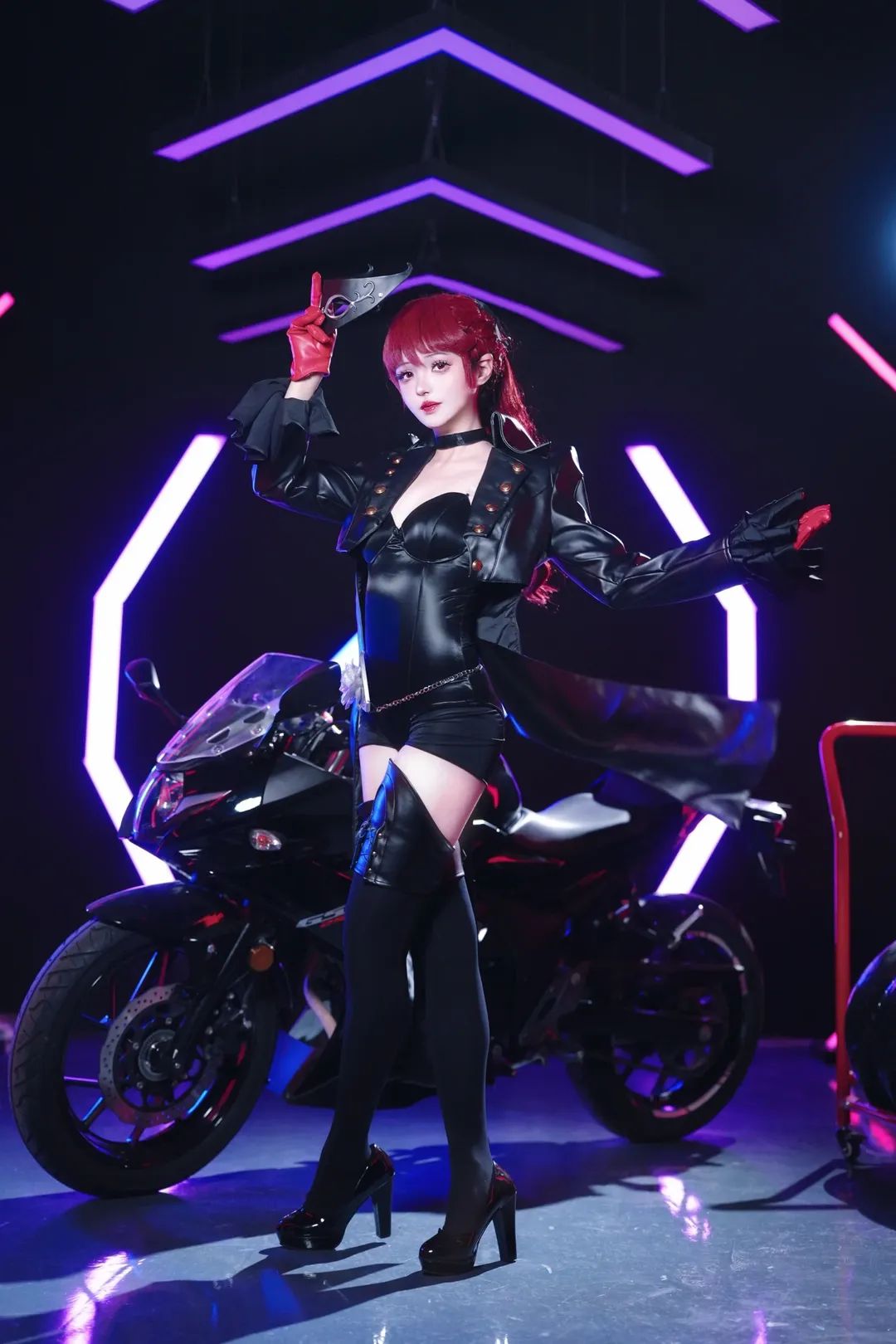 cosplay, Cosplay photoshoot, Yoshizawa Kasumi cosplay, Persona 5, Shanghai photography studio