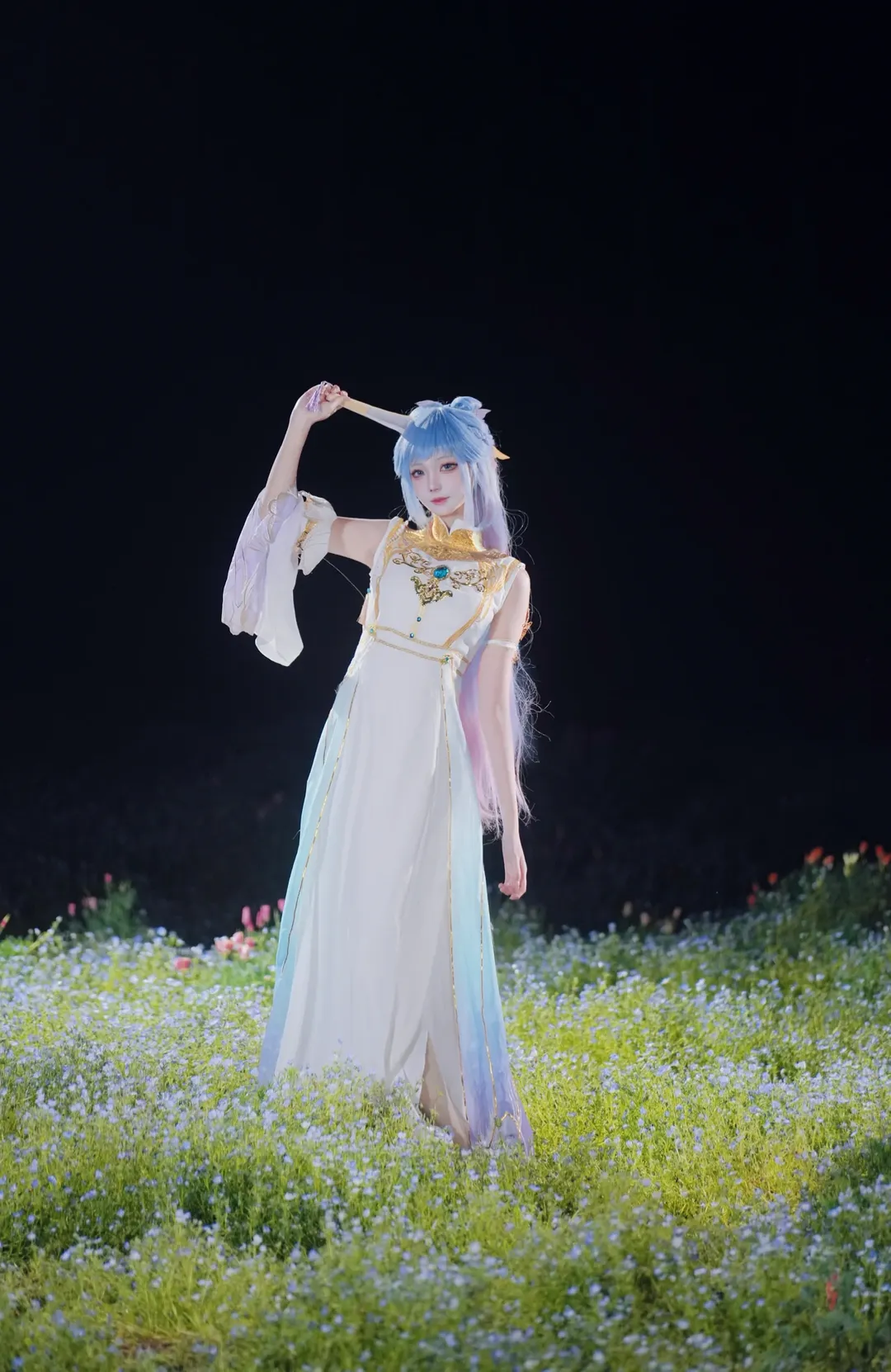 cosplay, 唐舞桐cos, 斗羅大陸2絕世唐門, 夜間攝影, 仙俠國風
