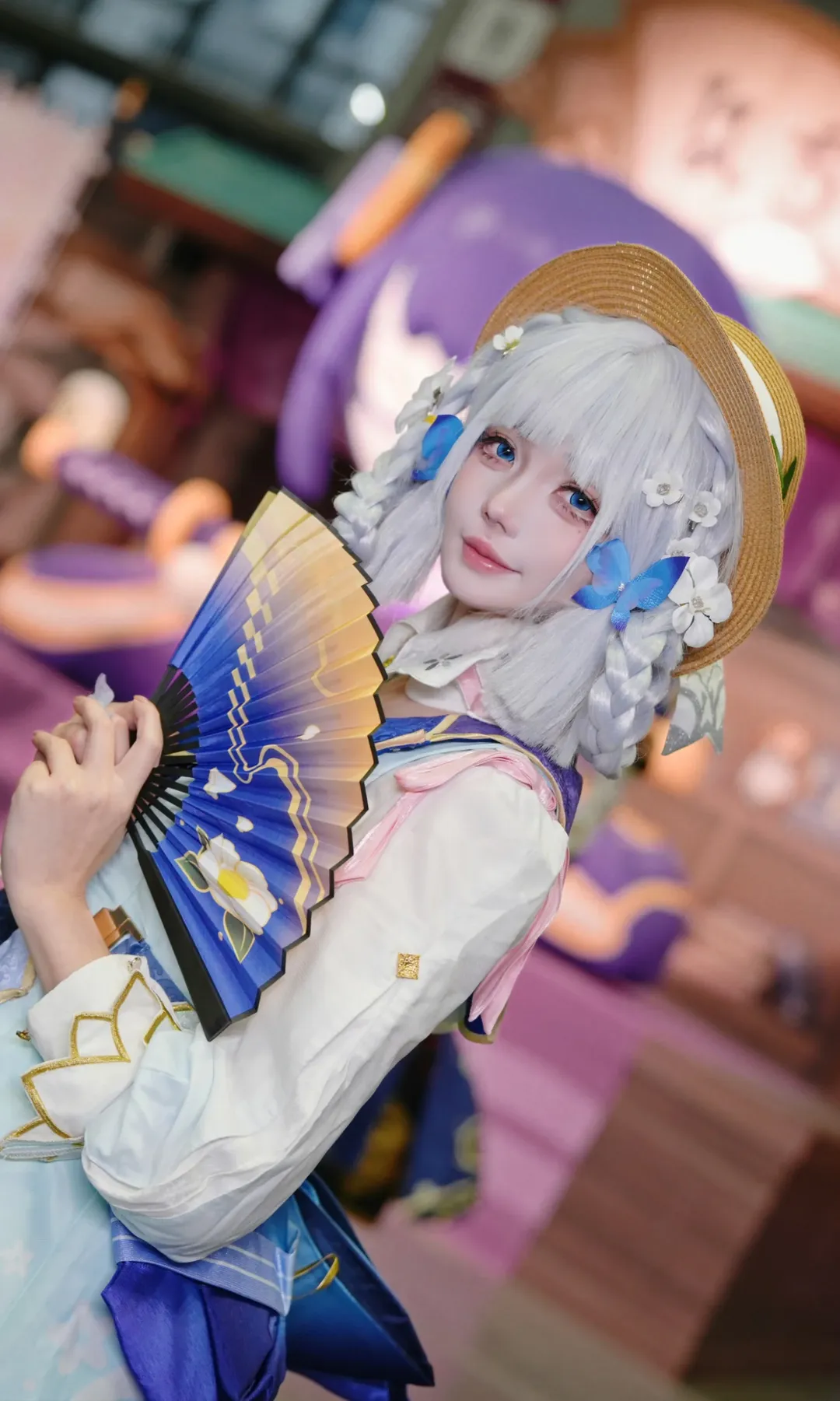 原神, 神里绫华cos, 花时来信, cosplay摄影, 原神fes - 第2张