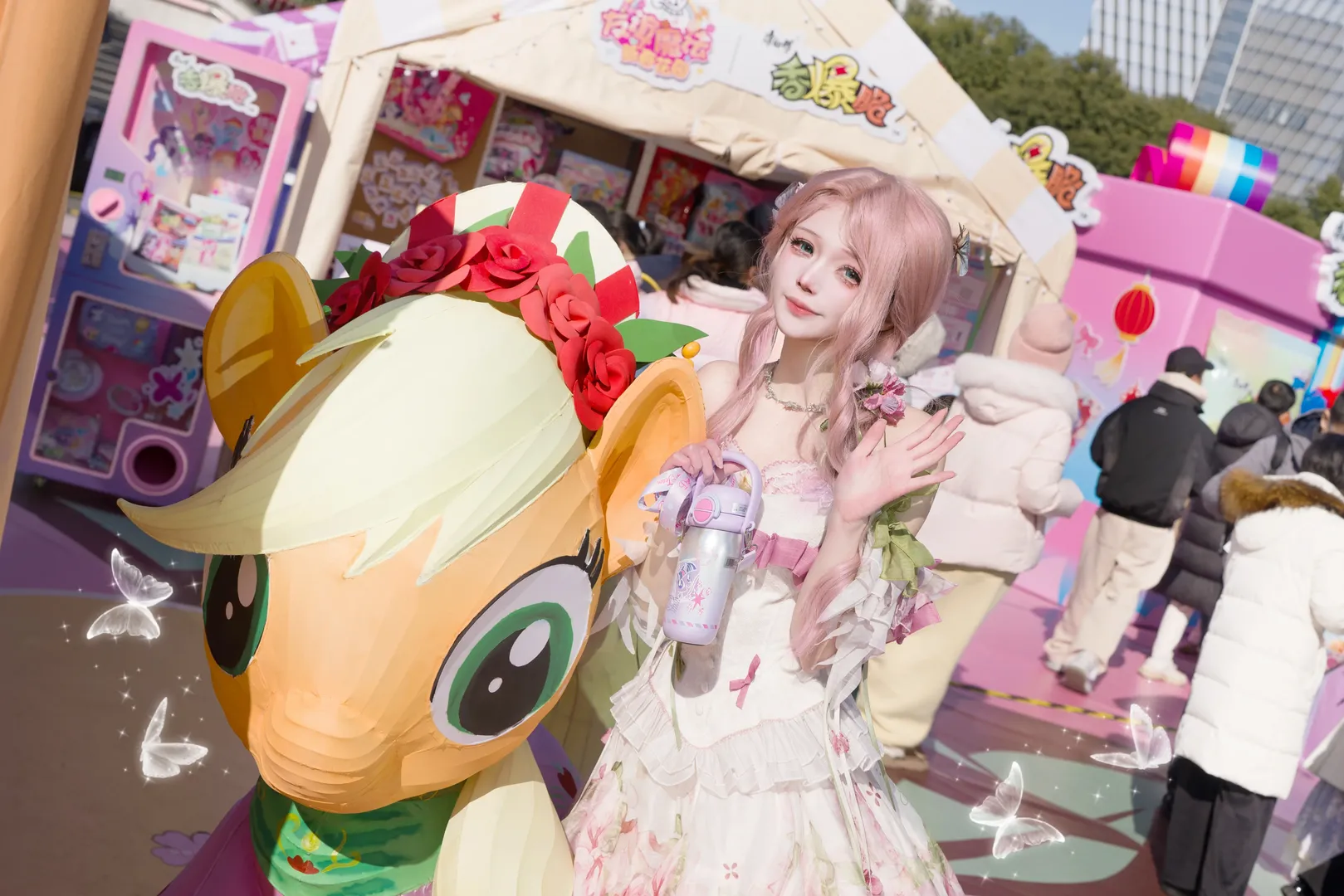 小马宝莉, cosplay穿搭, 柔柔cos, 东方明珠, 上海快闪 - 第7张