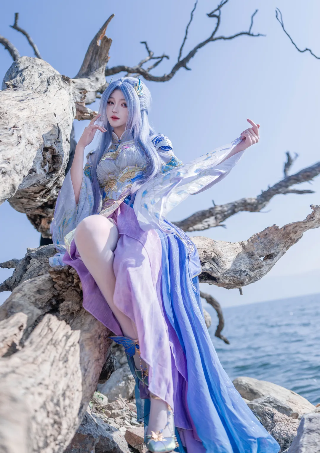 唐舞桐cos, 斗罗大陆绝世唐门, 国漫cos, 洱海外景, 古风仙侠cosplay