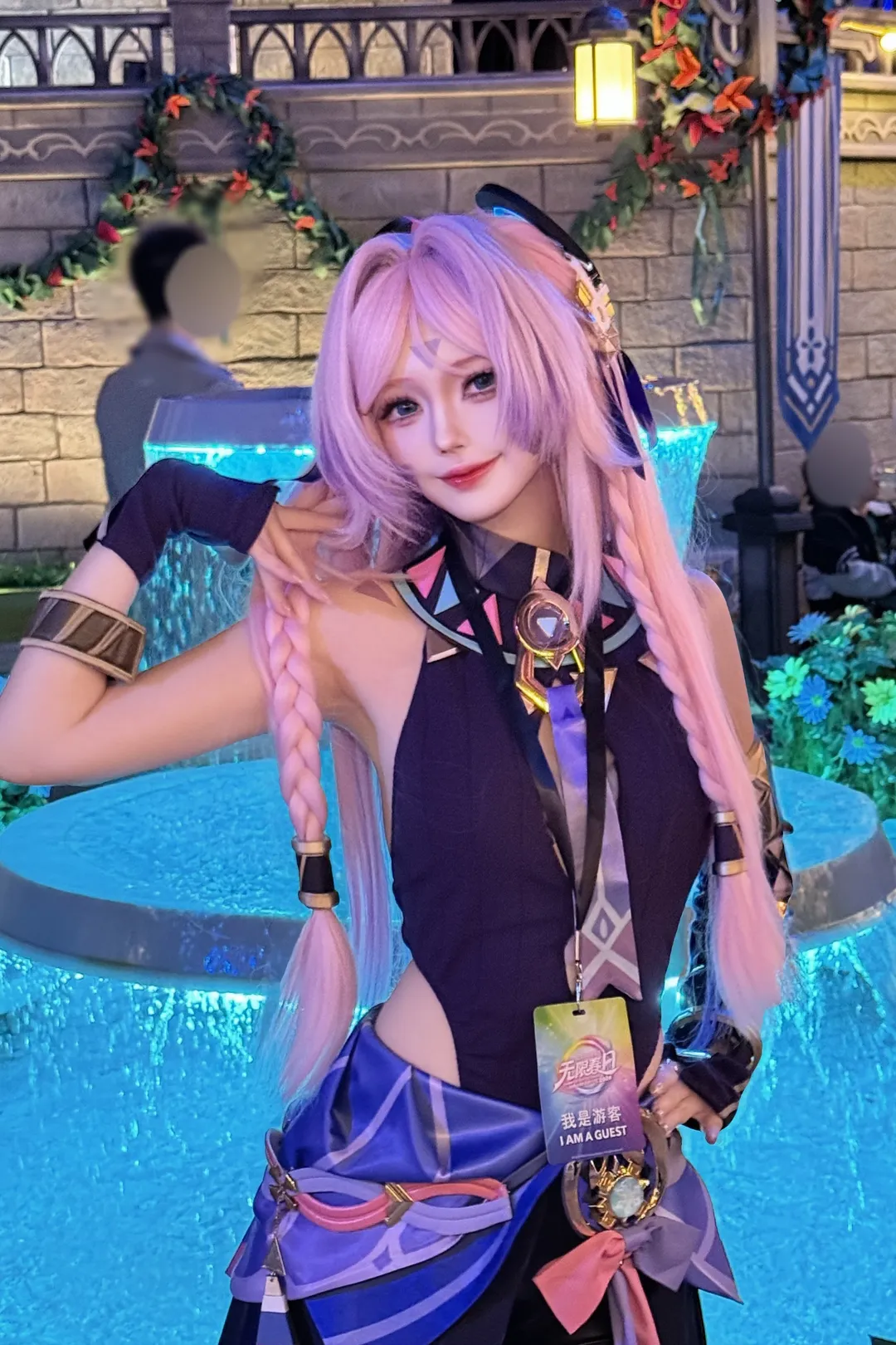 原神, 茜特菈莉cos, cosplay分享, 原神環球影城, 線下漫展打卡