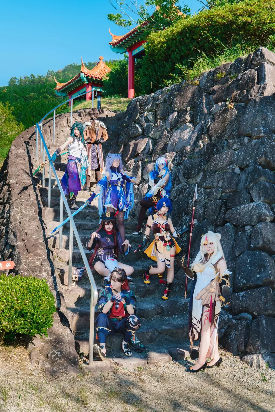原神, 甘雨cos, 户外cosplay, 刻晴cos, 胡桃cos - 第3张
