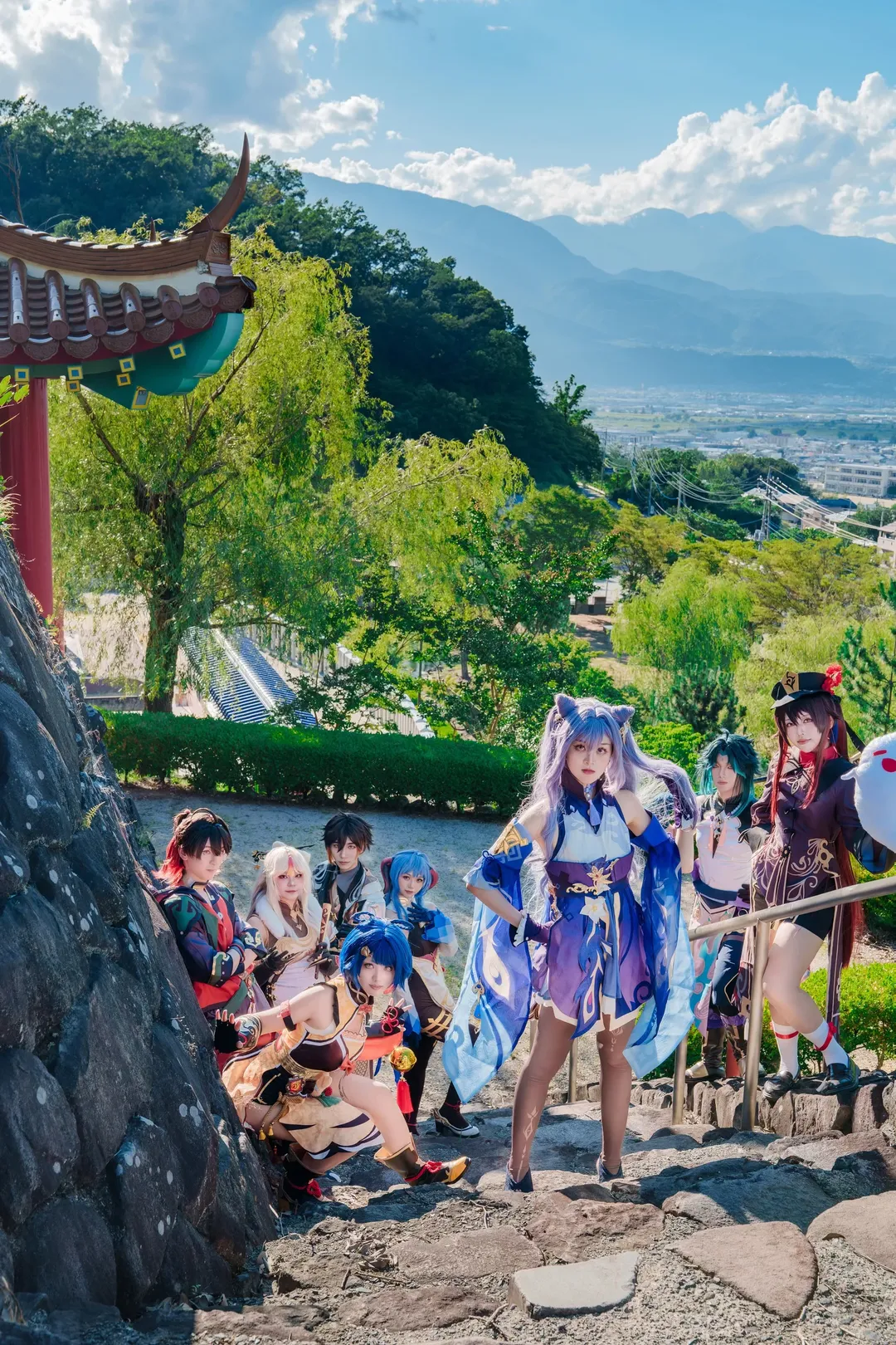 原神, 甘雨cos, 户外cosplay, 刻晴cos, 胡桃cos - 第5张