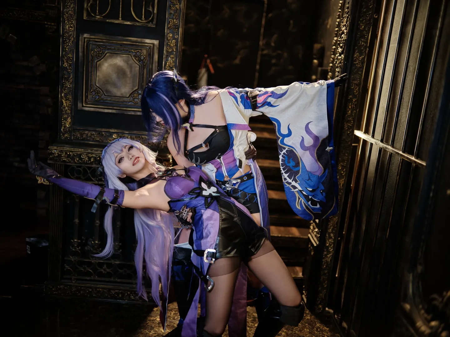 崩壊：スターレイル, 黄泉 コスプレ, ダークフォト, ブラックスワンコスプレ, 日本コスプレ - 1枚目
