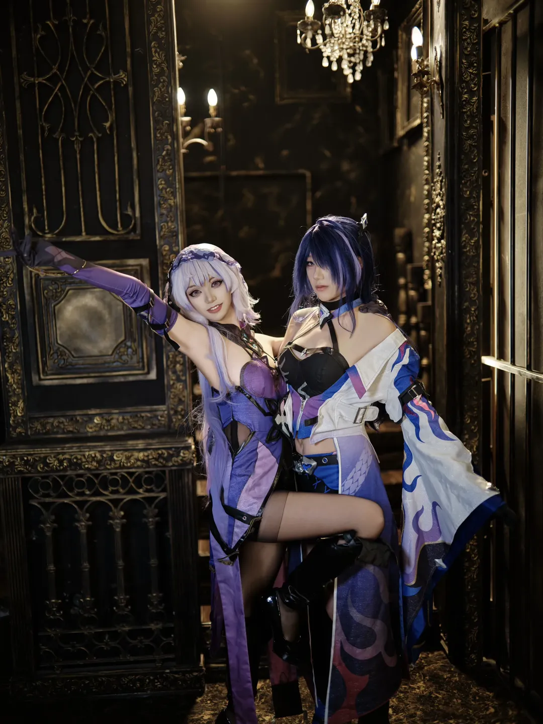 崩壊：スターレイル, 黄泉 コスプレ, ダークフォト, ブラックスワンコスプレ, 日本コスプレ - 3枚目