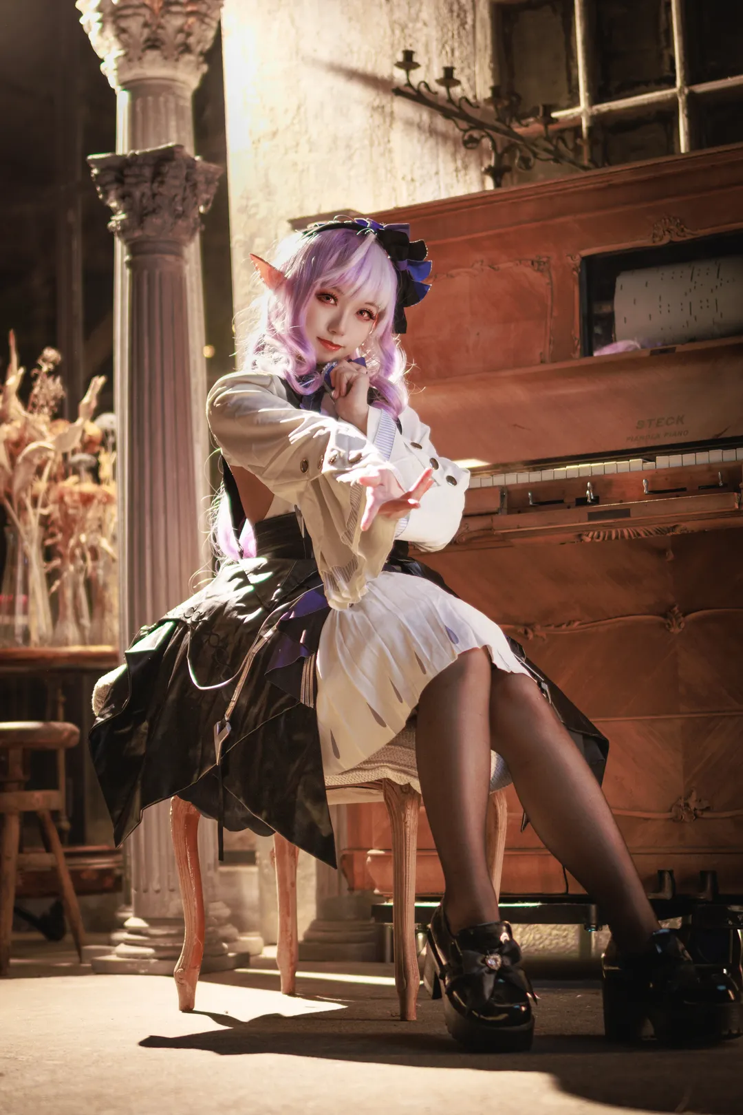 绝区零, 薇薇安cos, 精灵耳cos, 日本cosplay, 复古场景cos - 第3张